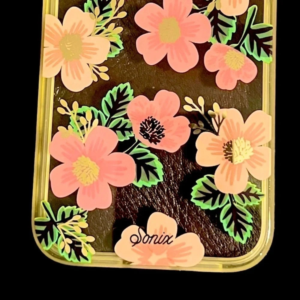 SONIX Clear Floral iPhone 12 Pro Max Case with Metallic accents